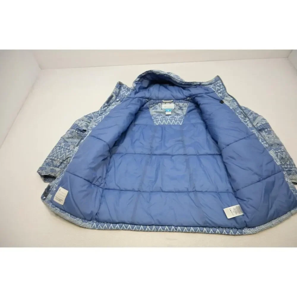 Columbia Insulated Puffer Jacket Full Zip Hooded Winter‎ Ski Snow Girls Sz XL